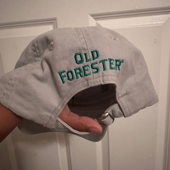 OLD FORESTER MINT JULIP EMBROIDERED ADJUSTABLE STRAP BACK HAT CAP 100% COTTON - Picture 9 of 9